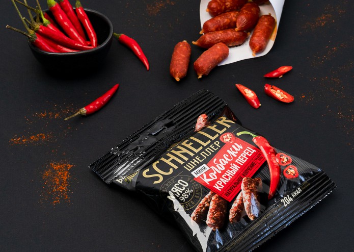 Новинка от «Schneller»: мини-колбаски в трех вкусах