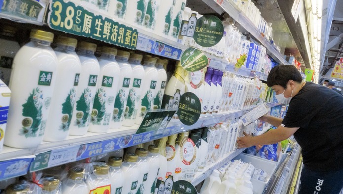 Китай сократил импорт молочной продукции на 10%