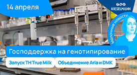 Новости за 5 минут: господдержка на генотипирование, запуск TH True Milk, объединение Arla и DMK
